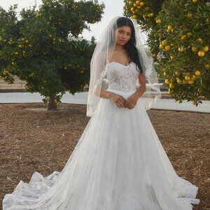 Casablanca Bridal | Accessories | Josset Veil Cathedral  display picture 1
